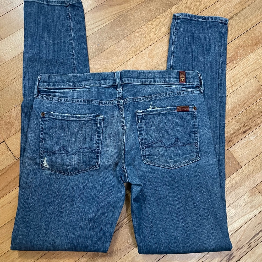 Seven for all mankind skinny jeans size 31- 100% authentic- EUC